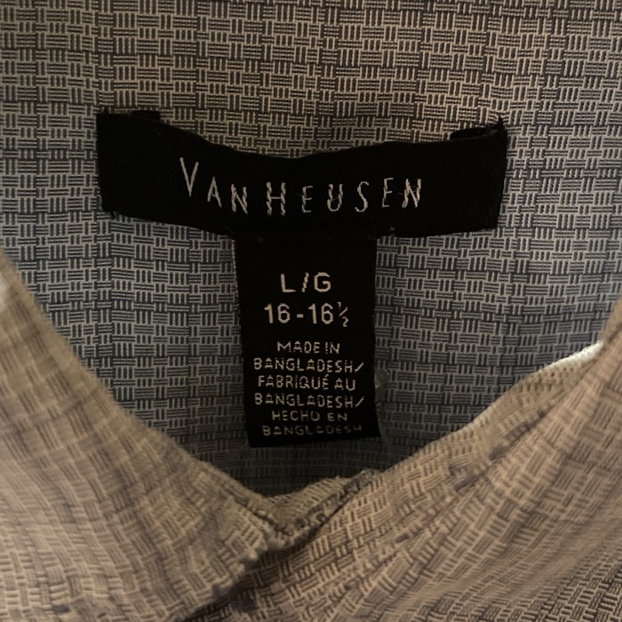 VAN HEUSEN ヴァンヒューゼン　ライン柄半袖シャツ　A918 | Vintage.City 古着屋、古着コーデ情報を発信