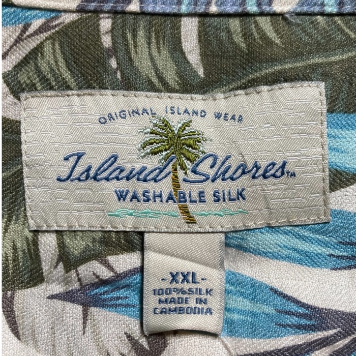 アロハ ハワイアン 柄 シャツ island shores シルク | Vintage.City 빈티지숍, 빈티지 코디 정보