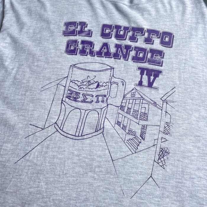 90年代 EL CUPPO GRANDE アートプリント Tシャツ  メンズXL | Vintage.City 빈티지숍, 빈티지 코디 정보