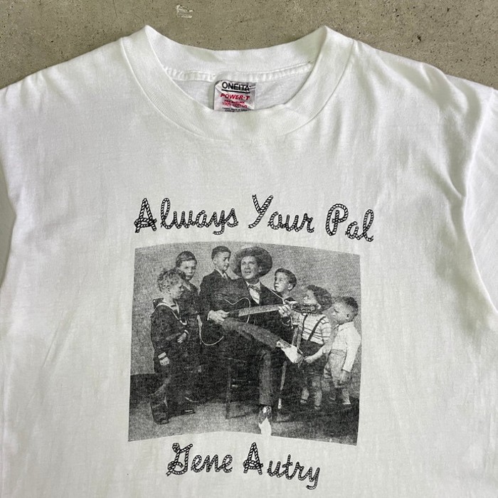 90年代 ジーンオートリー Always your Pal フォトプリント Tシャツ  メンズL | Vintage.City 古着屋、古着コーデ情報を発信