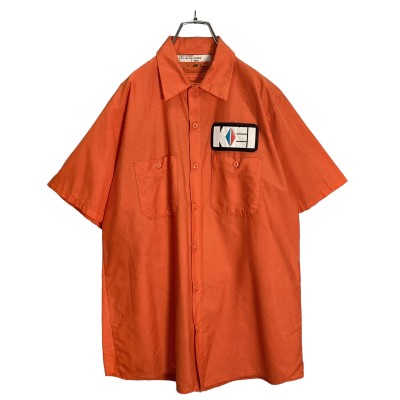 90s RED KAP S/S KEI work shirt | Vintage.City ヴィンテージ 古着