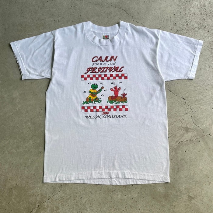 90年代 CAJUN FESTIVAL イベント アートプリント Tシャツ  メンズL | Vintage.City 빈티지숍, 빈티지 코디 정보