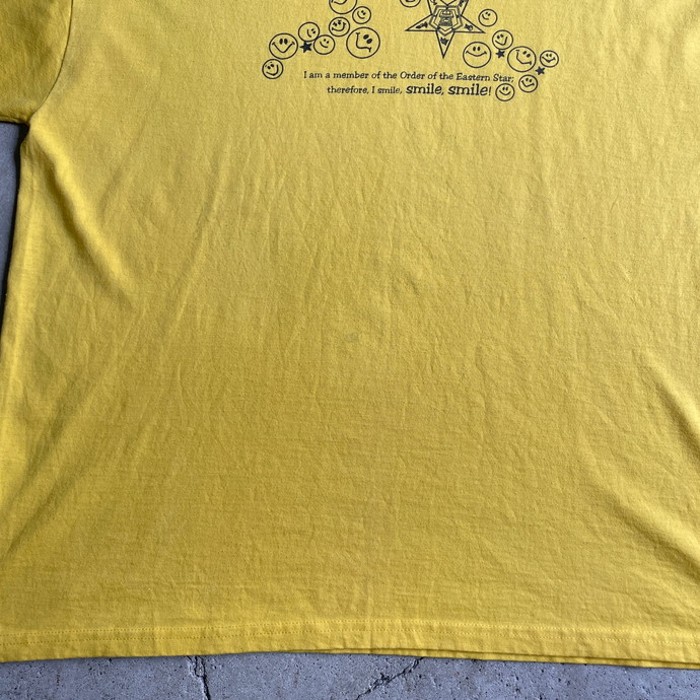 90年代 フリーメイソン イースタン・スター スマイル メッセージプリント Tシャツ メンズXL | Vintage.City Vintage Shops, Vintage Fashion Trends
