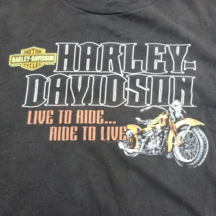 ハーレーダビットソン 半袖Tシャツ M ブラック バックプリント 馬 バイク 黒 7922 | Vintage.City 古着屋、古着コーデ情報を発信