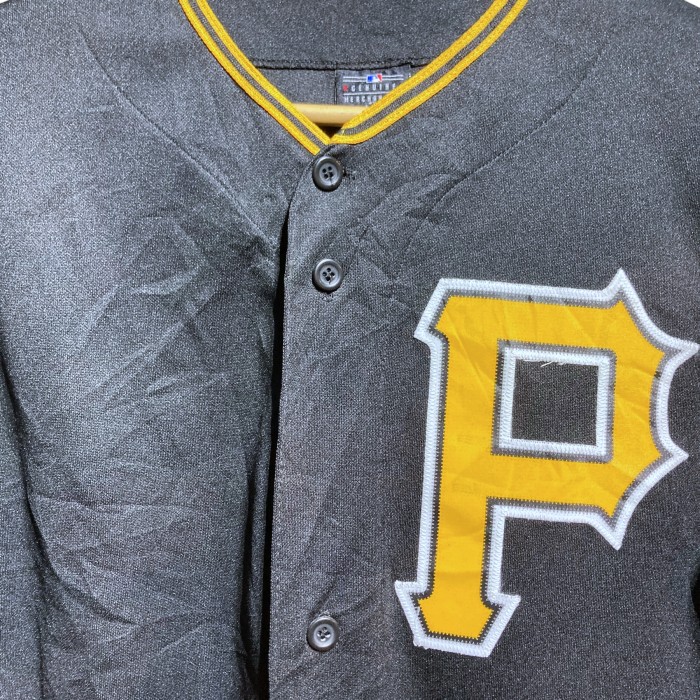 PIRATES パイレーツ Majestic MLB BASEBALL ベースボールシャツ ユニフォーム | Vintage.City 古着屋、古着コーデ情報を発信