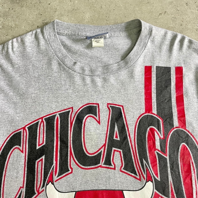 USA製 90年代 NBA シカゴ・ブルズ チームロゴ 両面プリントTシャツ ...