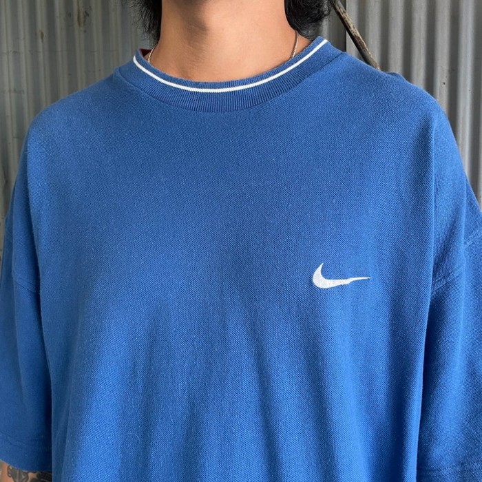 90年代 NIKE ナイキ ワンポイントロゴ刺繍 鹿の子 Tシャツ メンズXL | Vintage.City 古着屋、古着コーデ情報を発信