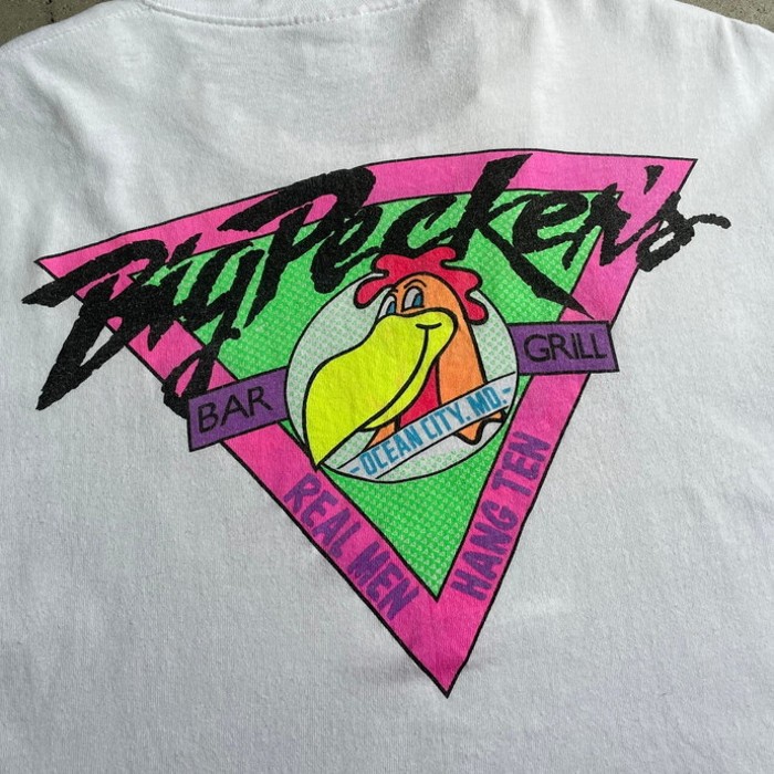90年代 BIG PECKER'S BAR&GRILL アドバタイジング 企業ロゴ バックプリントTシャツ   メンズ2XL | Vintage.City 古着屋、古着コーデ情報を発信