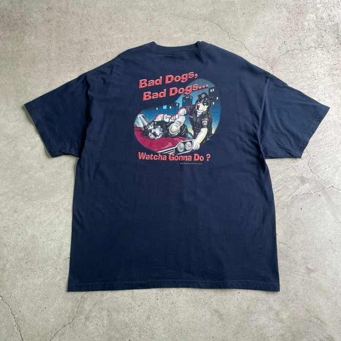 ビッグサイズ 90年代 BIG DOGS BAD BOYS パロディ バックプリントTシャツ メンズ2XL相当 | Vintage.City 빈티지숍, 빈티지 코디 정보