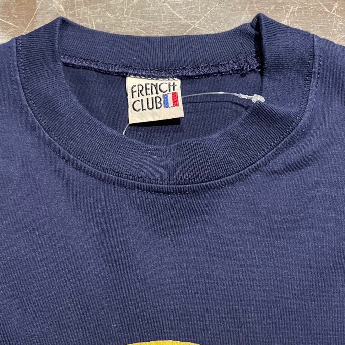 90-00s FRENCH CLUB カレッジロゴ　両面プリント　半袖Tシャツ　C006 | Vintage.City 빈티지숍, 빈티지 코디 정보