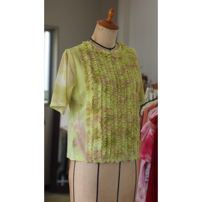 #654 ruffle blouse/ フリルブラウス 黄色 | Vintage.City Vintage Shops, Vintage Fashion Trends