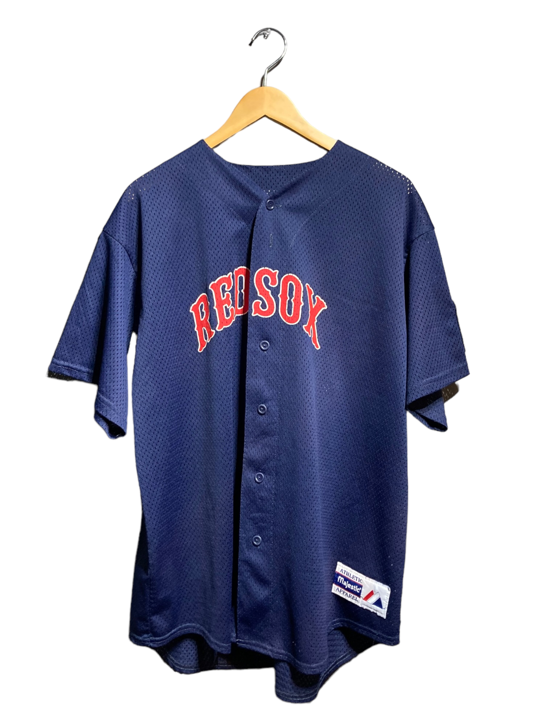 なフォロー 90s Majestic MLB レッドソックス ゲームシャツ ベースボール ジがある