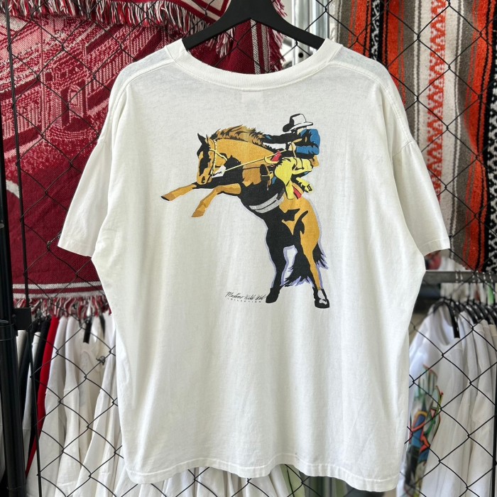 90s USA製 マルボロ アニマル ウマ 半袖Tシャツ シングルステッチ