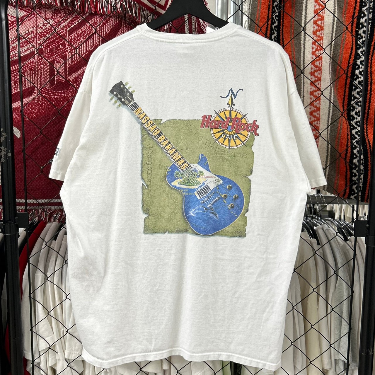 90s ハードロックカフェ 企業系 半袖Tシャツ ギター デザインプリント XL 古着 古着屋 埼玉 ストリート オンライン 通販 |  Vintage.City