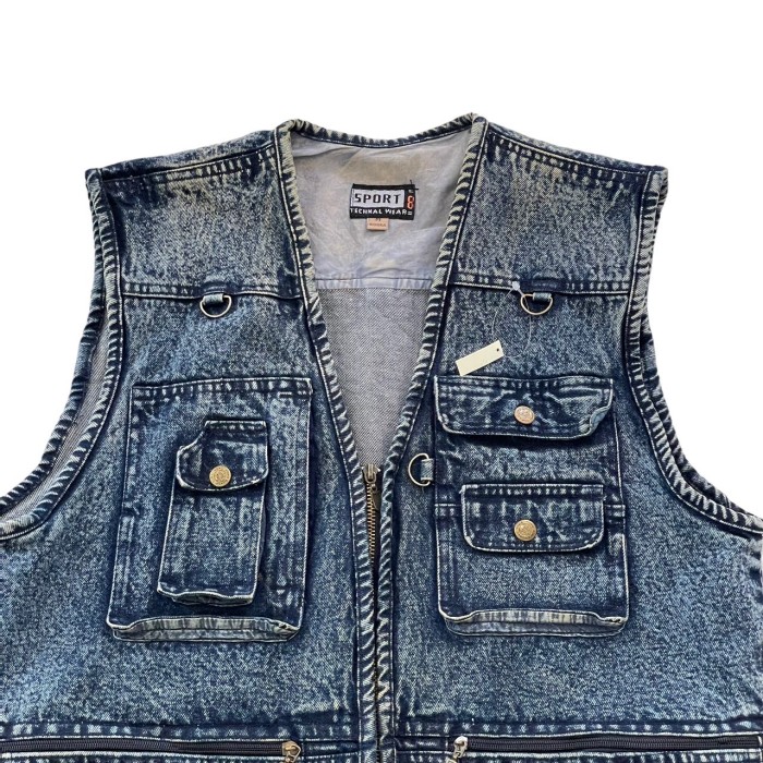 1990's denim vest #B479 | Vintage.City Vintage Shops, Vintage Fashion Trends