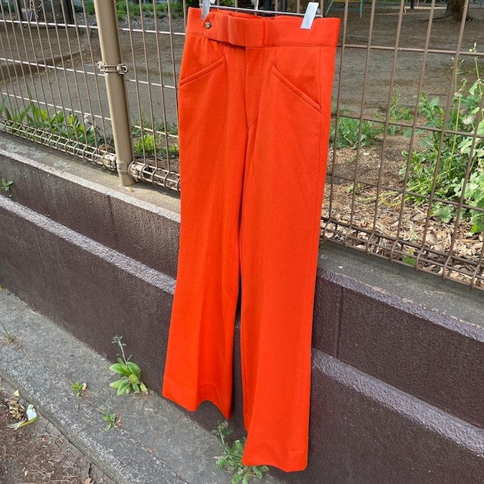 70s JAYMAR SLACK flare pants (orange) | Vintage.City 古着屋、古着コーデ情報を発信