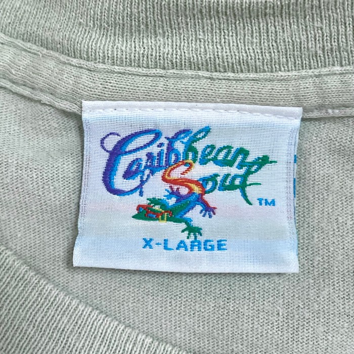 Caribbean Sold 両面 プリントTシャツ USA製 メンズXXL /eaa320569XX-LARGE着丈