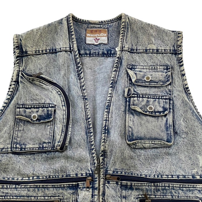 1990's denim vest #B478 | Vintage.City Vintage Shops, Vintage Fashion Trends