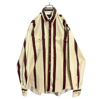 80s Wrangler L/S multicolored stripe shirt | Vintage.City ヴィンテージ 古着