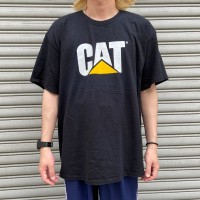 CAT キャタピラー　企業ロゴ　プリントTシャツ　カンパニーT ブラック　XL | Vintage.City ヴィンテージ 古着