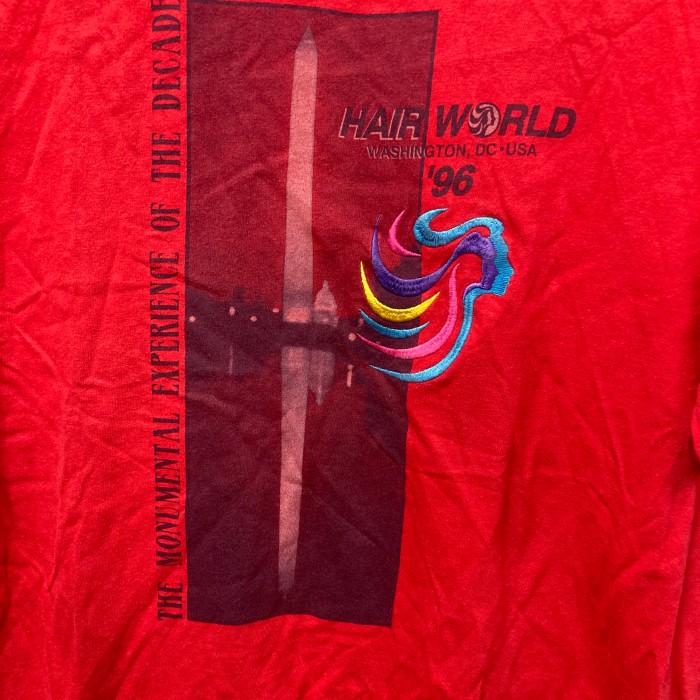 96’s USA製　HAIR WORLD WASHINGTON DC USA半袖Tシャツ　L | Vintage.City 빈티지숍, 빈티지 코디 정보