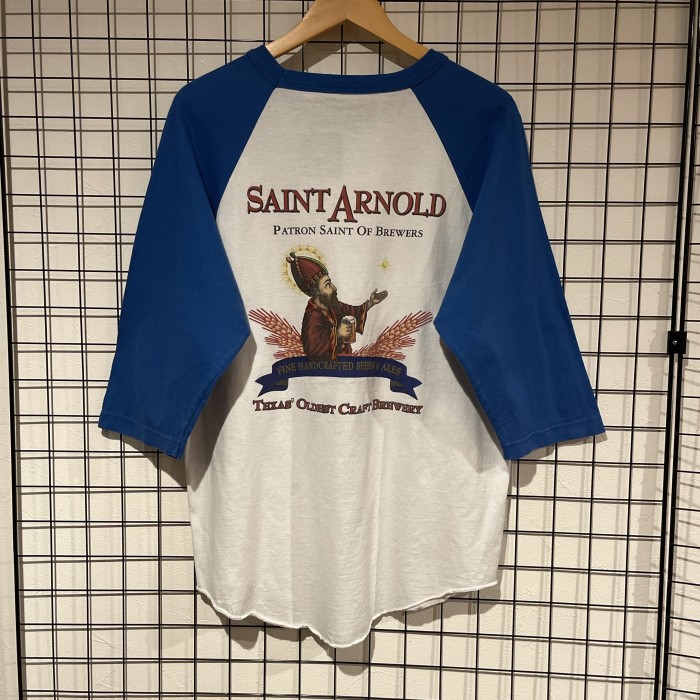 SAINT ARNOLD セントアーノルド　企業ロゴ　ラグランスリーブ　七分袖　Tシャツ　C033 | Vintage.City 빈티지숍, 빈티지 코디 정보