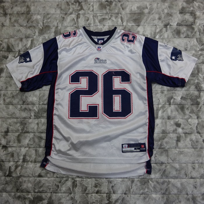 NFL×Reebok ゲームシャツ L ホワイト ネイビー メッシュ 背番号 7939 | Vintage.City 古着屋、古着コーデ情報を発信