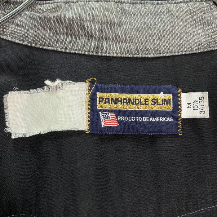 80s PANHANDLE SLIM L/S asymmetry design shirt | Vintage.City 古着屋、古着コーデ情報を発信