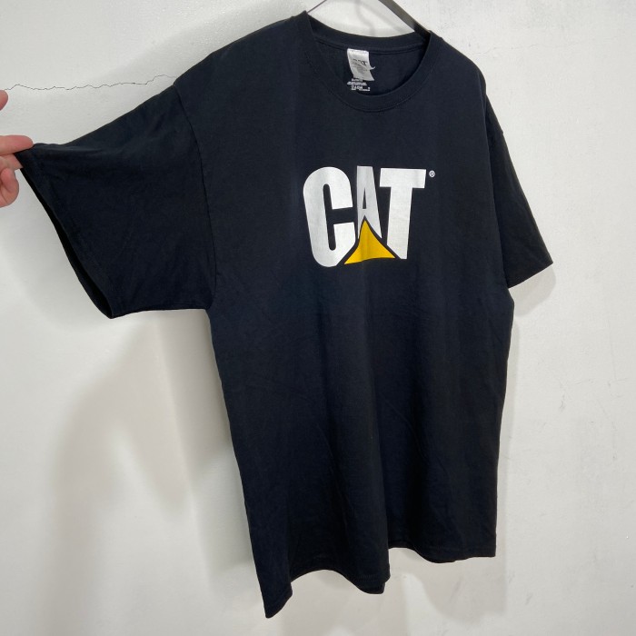 CAT キャタピラー　企業ロゴ　プリントTシャツ　カンパニーT ブラック　XL | Vintage.City 빈티지숍, 빈티지 코디 정보