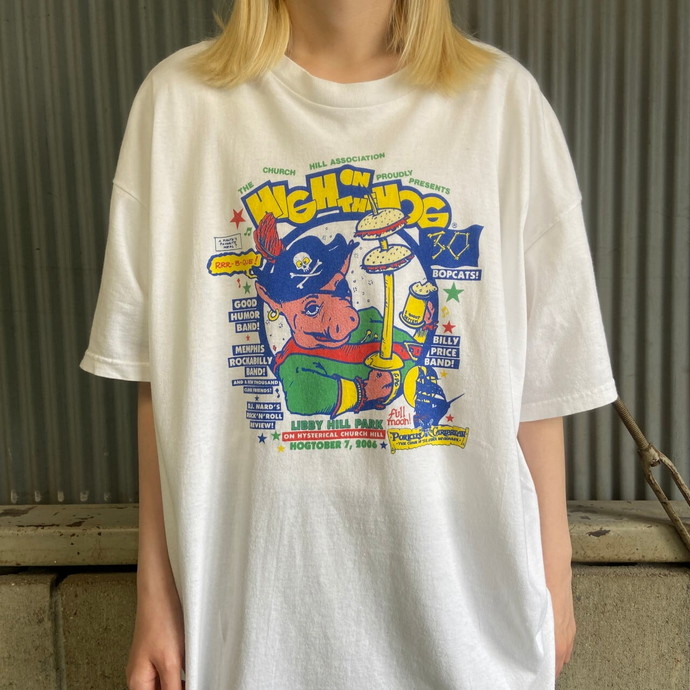 00年代 フェスティバル 企業ロゴ プリントTシャツ メンズ2XL | Vintage ...