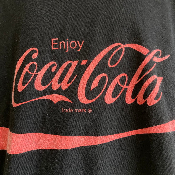 Coca-Cola コカ・コーラ アドバタイジング 企業ロゴ プリントTシャツ