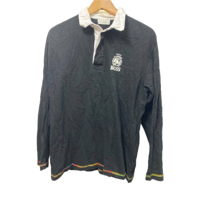 90’s SUNTORY ORIGINAL DESIGN BOSS COFFEEラガーシャツ | Vintage.City 古着屋、古着コーデ情報を発信