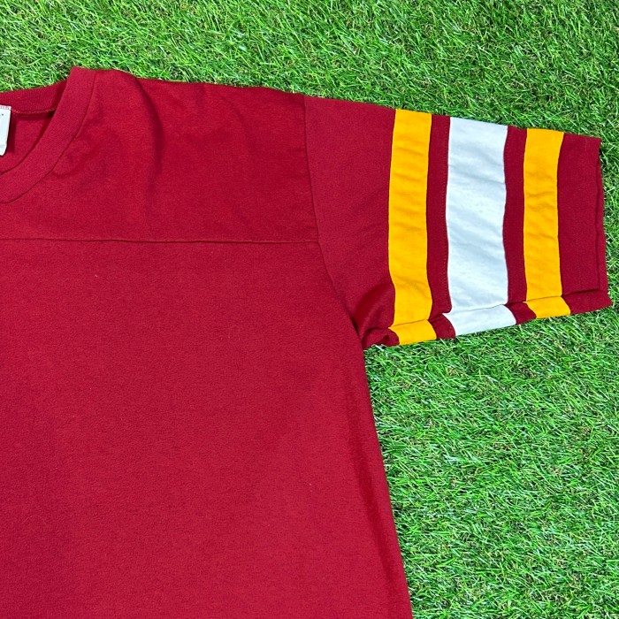 80s-90s Wine Red Football T-Shirt / Made In USA 古着 Vintage ...