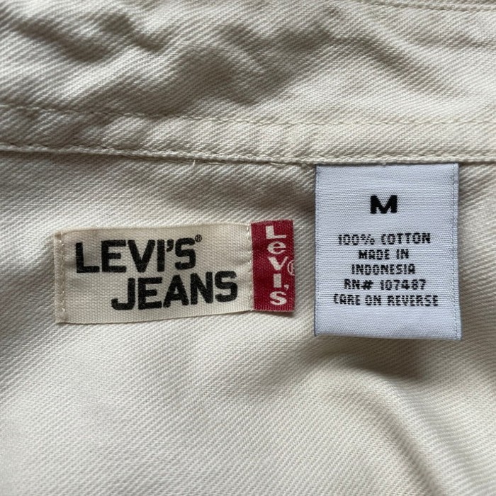 Levi's リーバイス 半袖 ホワイトデニムシャツ メンズL相当 | Vintage.City 古着屋、古着コーデ情報を発信