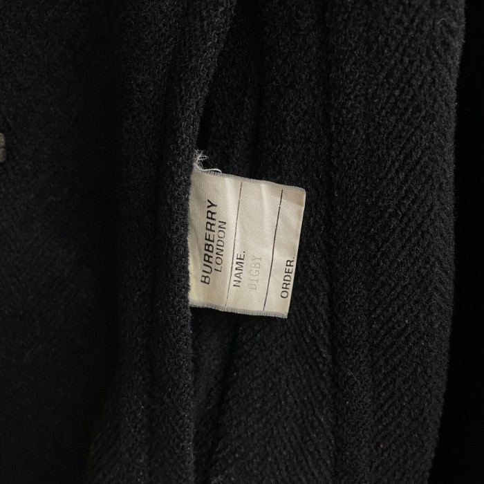 burberry London ヘリンボーン　コート　黒　  burberry London ヘリンボーン　コート　黒 | Vintage.City 古着屋、古着コーデ情報を発信
