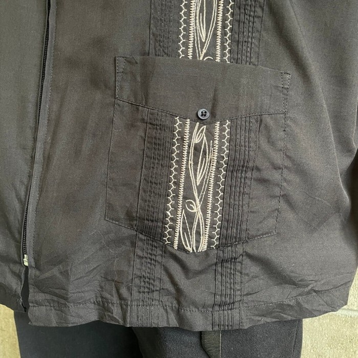 80年代～90年代 GUAYABERA 半袖 刺繍 ジップアップ キューバシャツ メンズ2XL相当 | Vintage.City 빈티지숍, 빈티지 코디 정보