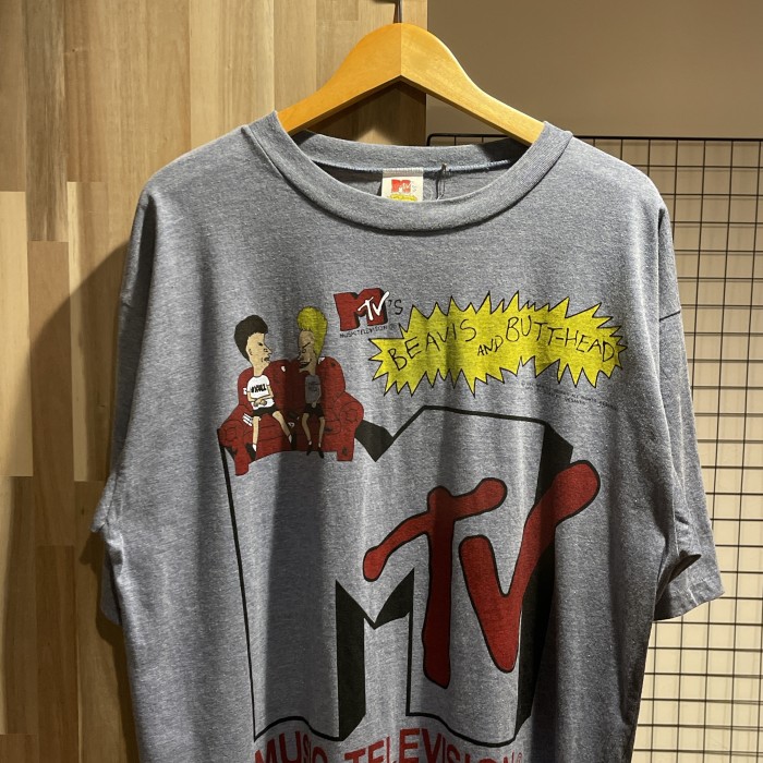 90s MTV's BEAVIS AND BUTT-HEAD シングルステッチ 半袖Tシャツ C038 ...
