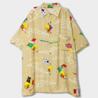 Half-Sleeve Rayon Pattern Shirt | Vintage.City ヴィンテージ 古着