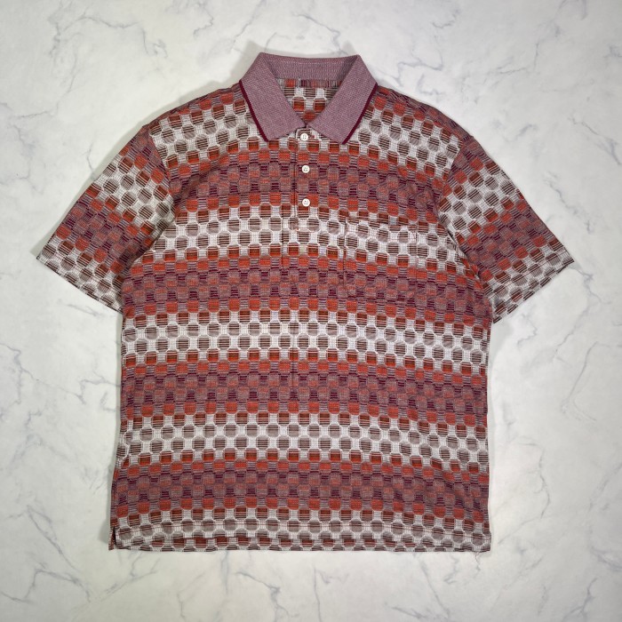90s 日本製 レトロカラー ポロシャツ | Vintage.City 빈티지숍, 빈티지 코디 정보