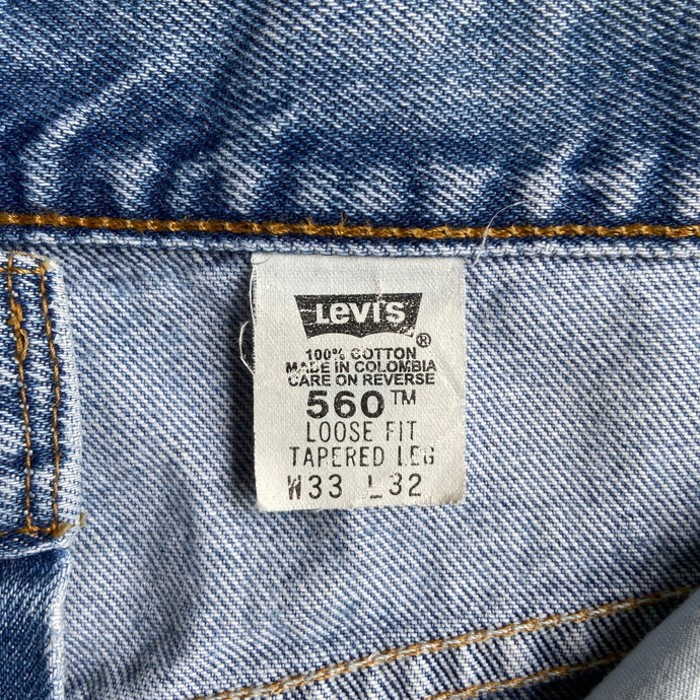 90年代 Levi's リーバイス 560 ワイド バギー LOOSE FIT テーパード デニムパンツ メンズW33 | Vintage.City 古着屋、古着コーデ情報を発信