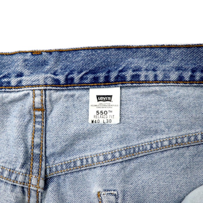 Levi's 90年代 550 リラックスフィット テーパード デニムパンツ 40 ブルー 550-4891 Relaxed Tapered Leg Jeans | Vintage.City 古着屋、古着コーデ情報を発信