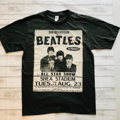 ビートルズ The Beatles チケット柄 L バンド Tシャツ ロック Tシャツ