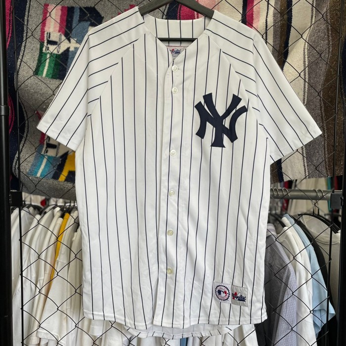 70s ニューヨークヤンキース ベースボールtシャツ ゲームシャツ ヴィンテージサイズM