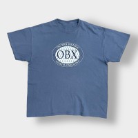 【USA古着】OUTER BANKS NORTH CAROLINA ロゴ プリント Tシャツ ブルーグレー 半袖 夏物 OBX | Vintage.City ヴィンテージ 古着