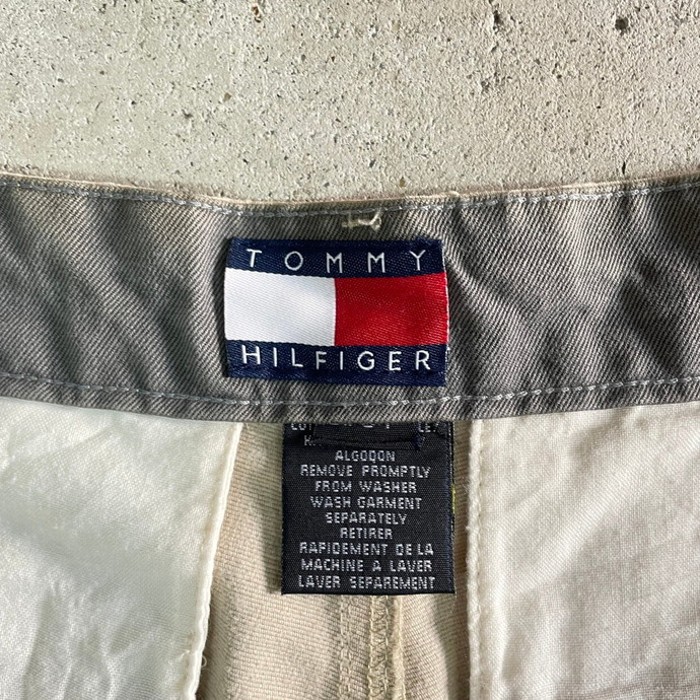 90年代 TOMMY HILFIGER トミーヒルフィガー ワイドチノパンツ メンズW31 | Vintage.City 古着屋、古着コーデ情報を発信