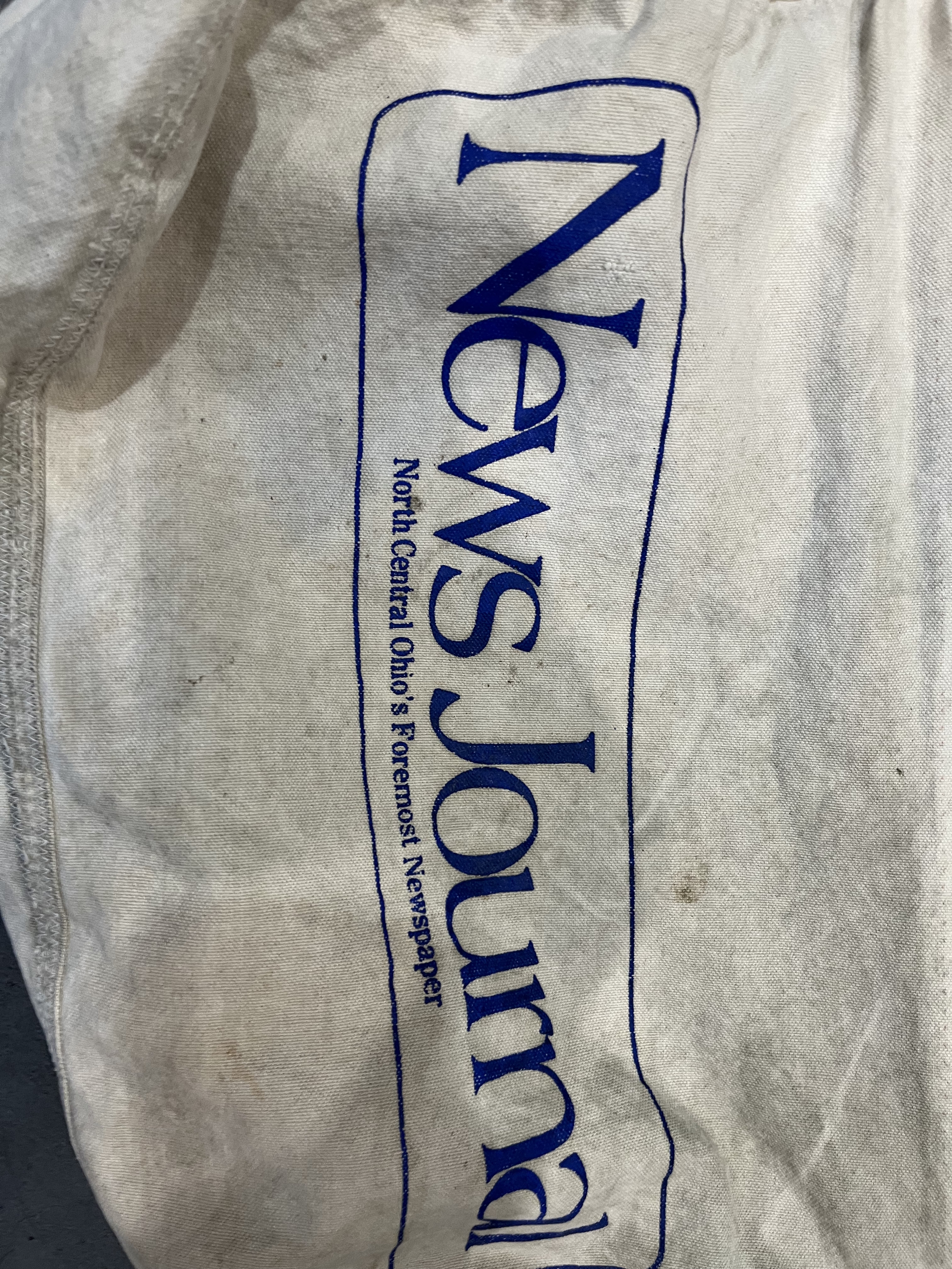 柄デザインプリント60s～70s newspaper bag