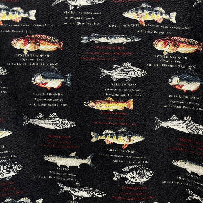 OLD S/S Fish Pattern Shirt | Vintage.City 古着屋、古着コーデ情報を発信