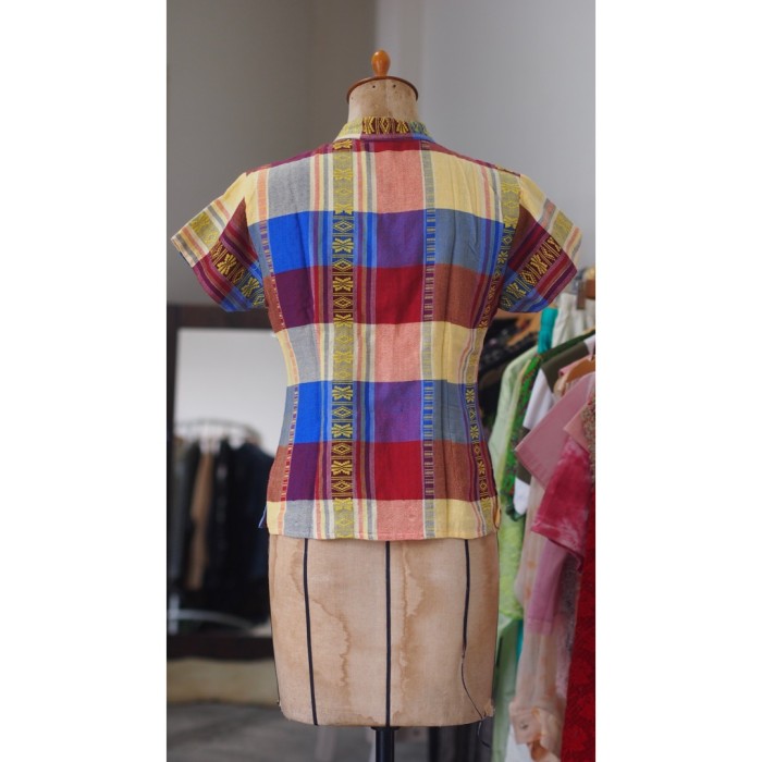 #680 China shirt / チャイナシャツ 半袖 | Vintage.City 빈티지숍, 빈티지 코디 정보
