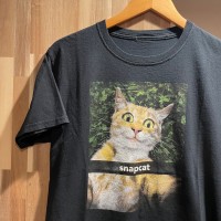 unknown アニマルプリント　自撮りな猫　半袖Tシャツ　A152 | Vintage.City ヴィンテージ 古着