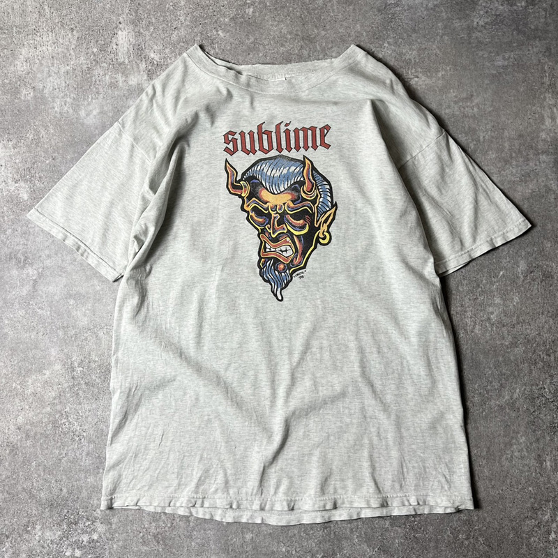 90s SUBLIME OPIE ORTIZ 鬼 アート プリント 半袖 Tシャツ XL / 90年代 